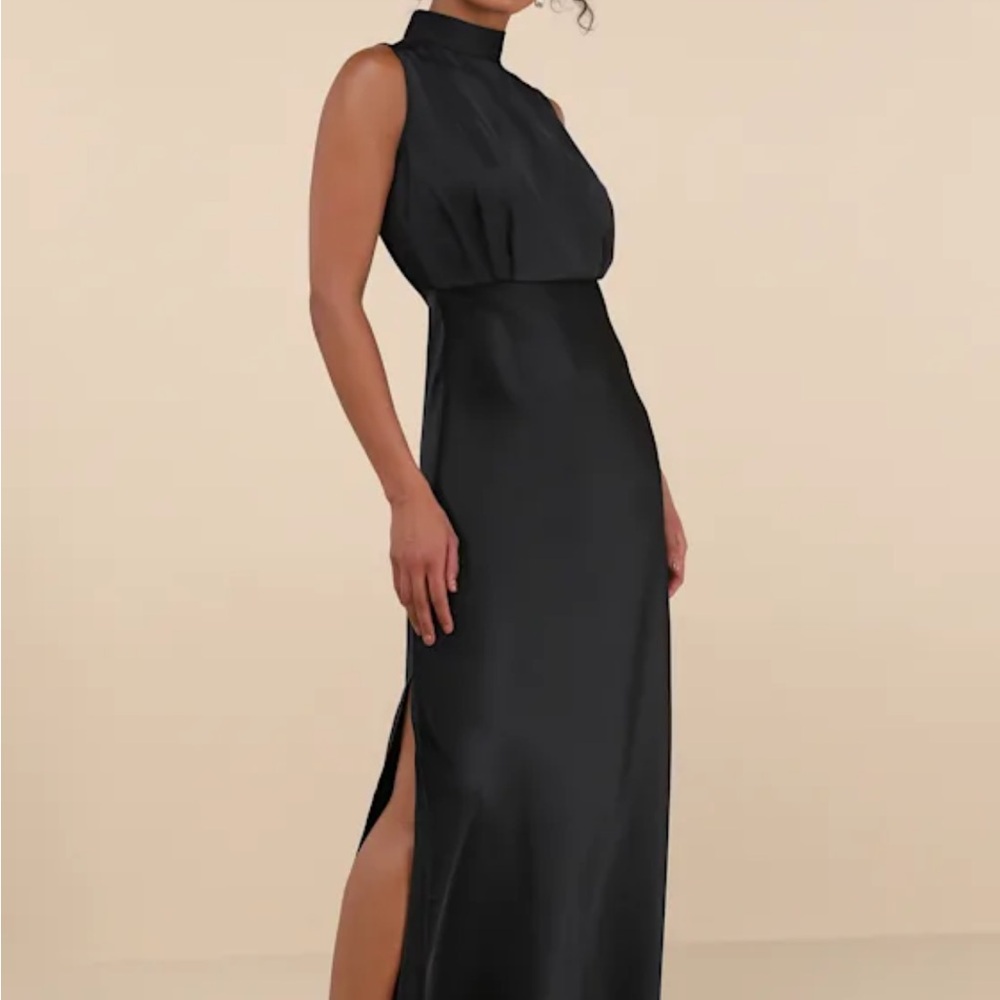 NWT Lulus Black Dress - Picture 7 of 8